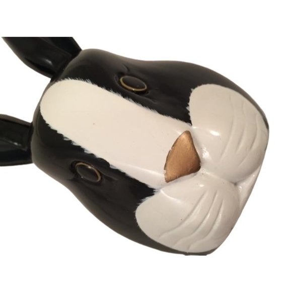 Timmy Woods of Beverly Hills Signed Bag Bunny Black White Clutch Crossbody Purse - Picture 3 of 7